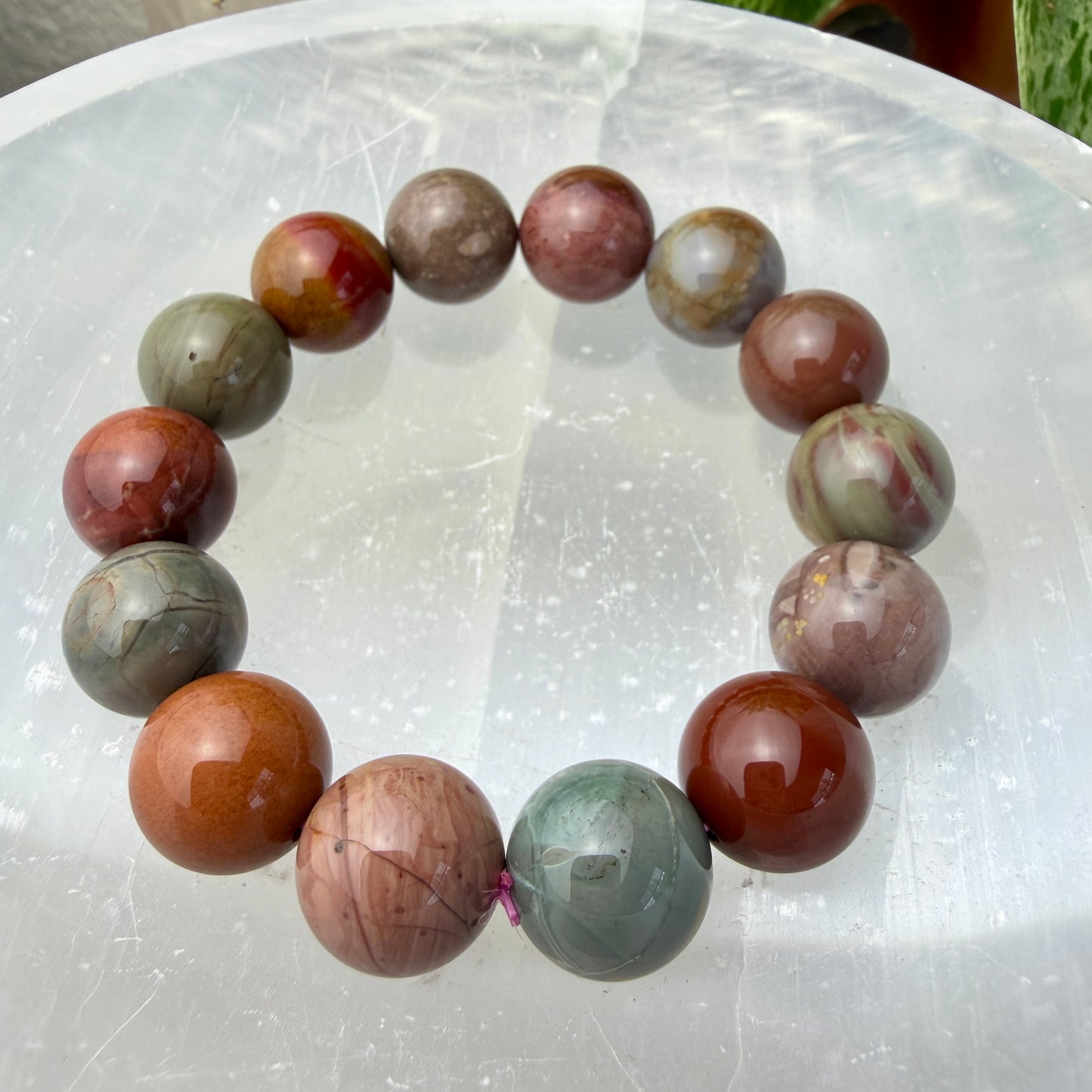 9–16mm Crystal Bead Bracelets – Genuine Gemstones