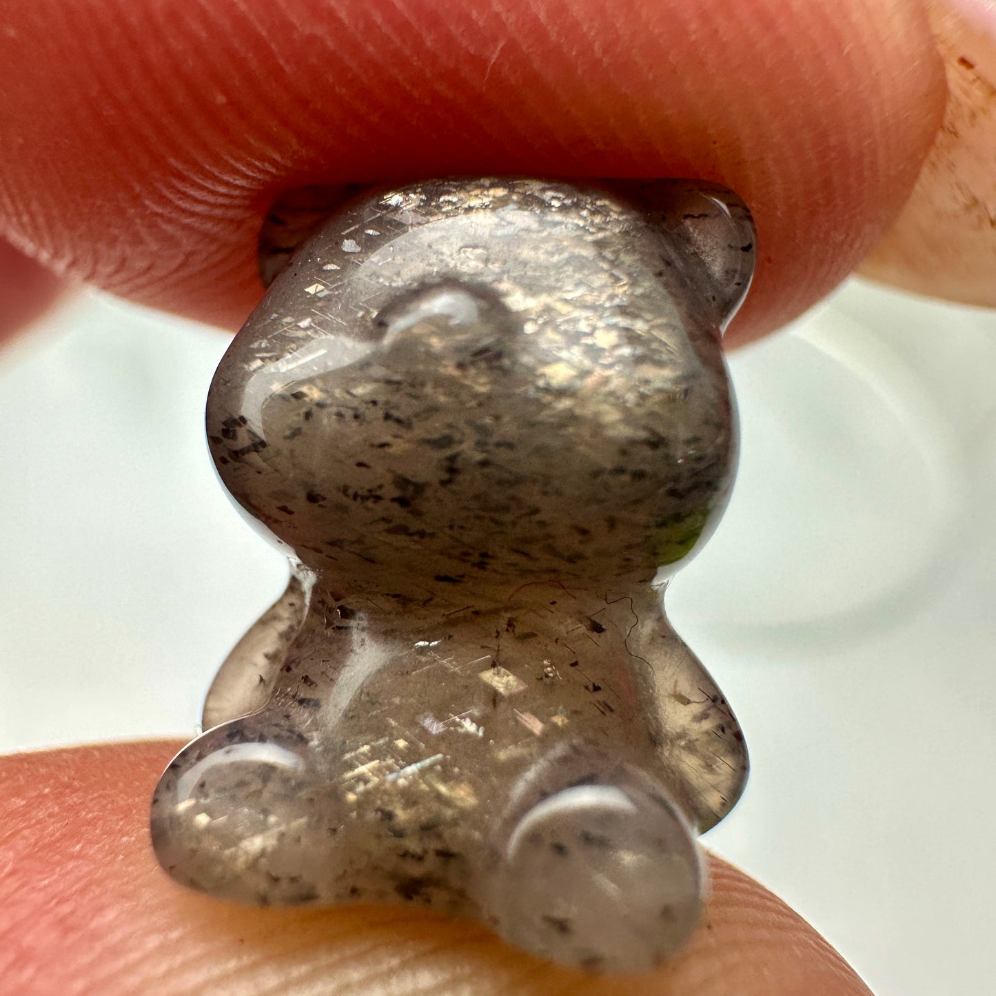 Tiny Sunstone Bears — 0.6” Micro Crystal Companions 🐻✨ (Intuitive Pick)