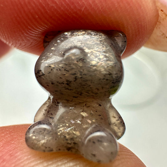 Tiny Sunstone Bears — 0.6” Micro Crystal Companions 🐻✨ (Intuitive Pick)