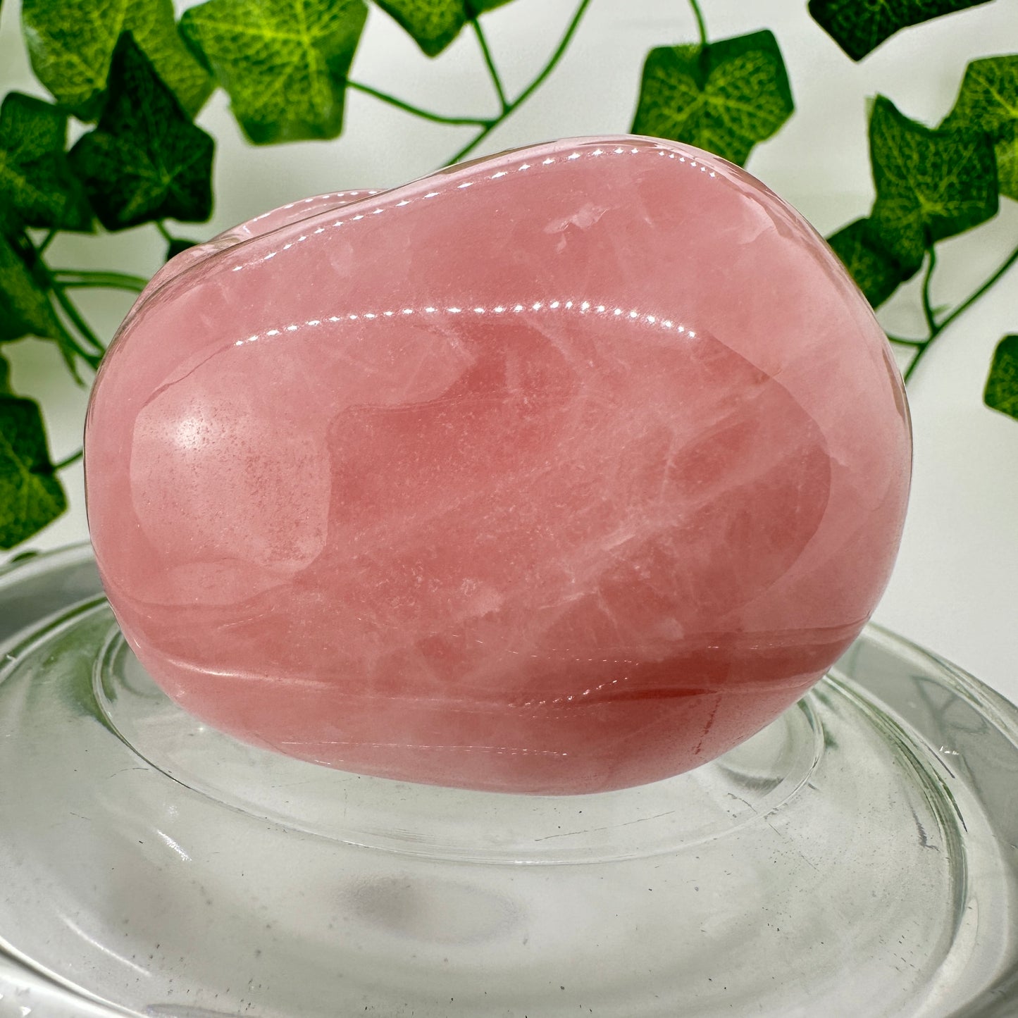 Rose Quartz Skull Carving - Katie's Mystic Crystals