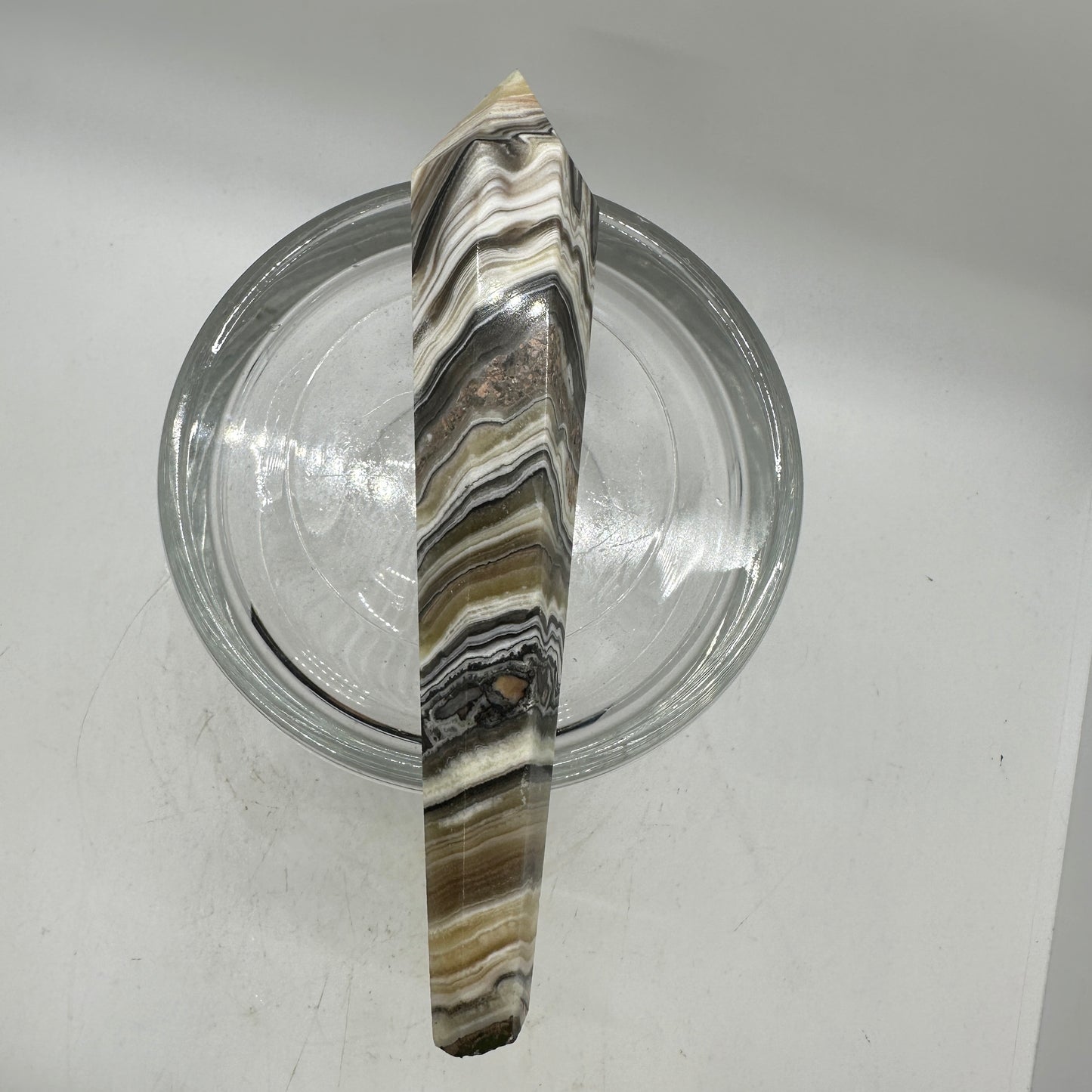 6in Panda Calcite Wand