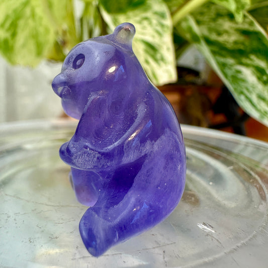 Purple Fluorite Panda — 1.1 inch
Clarity | Calm | Spiritual Protection
