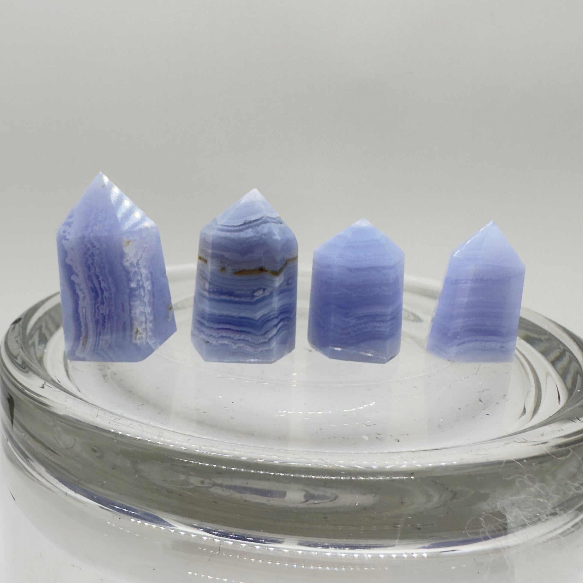 Blue Lace Agate Mini Points - Katie's Mystic Crystals