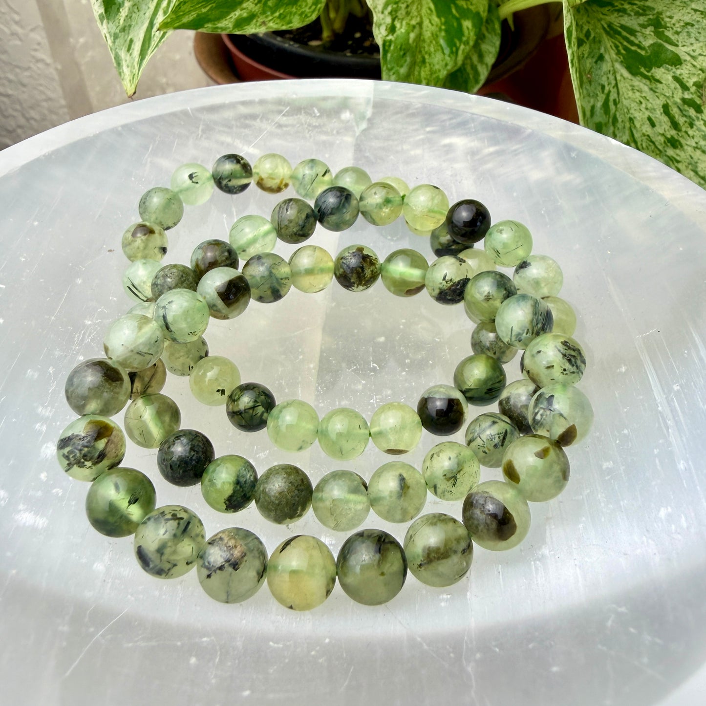 7–8mm Crystal Bead Bracelets – Genuine Gemstones