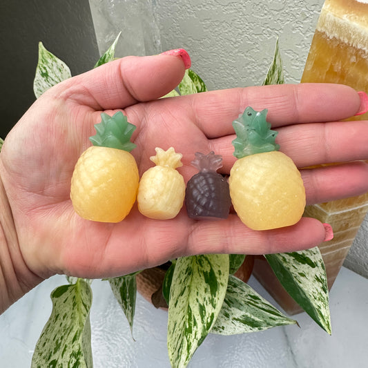 Crystal Pineapples - Calcite - Fluorite
