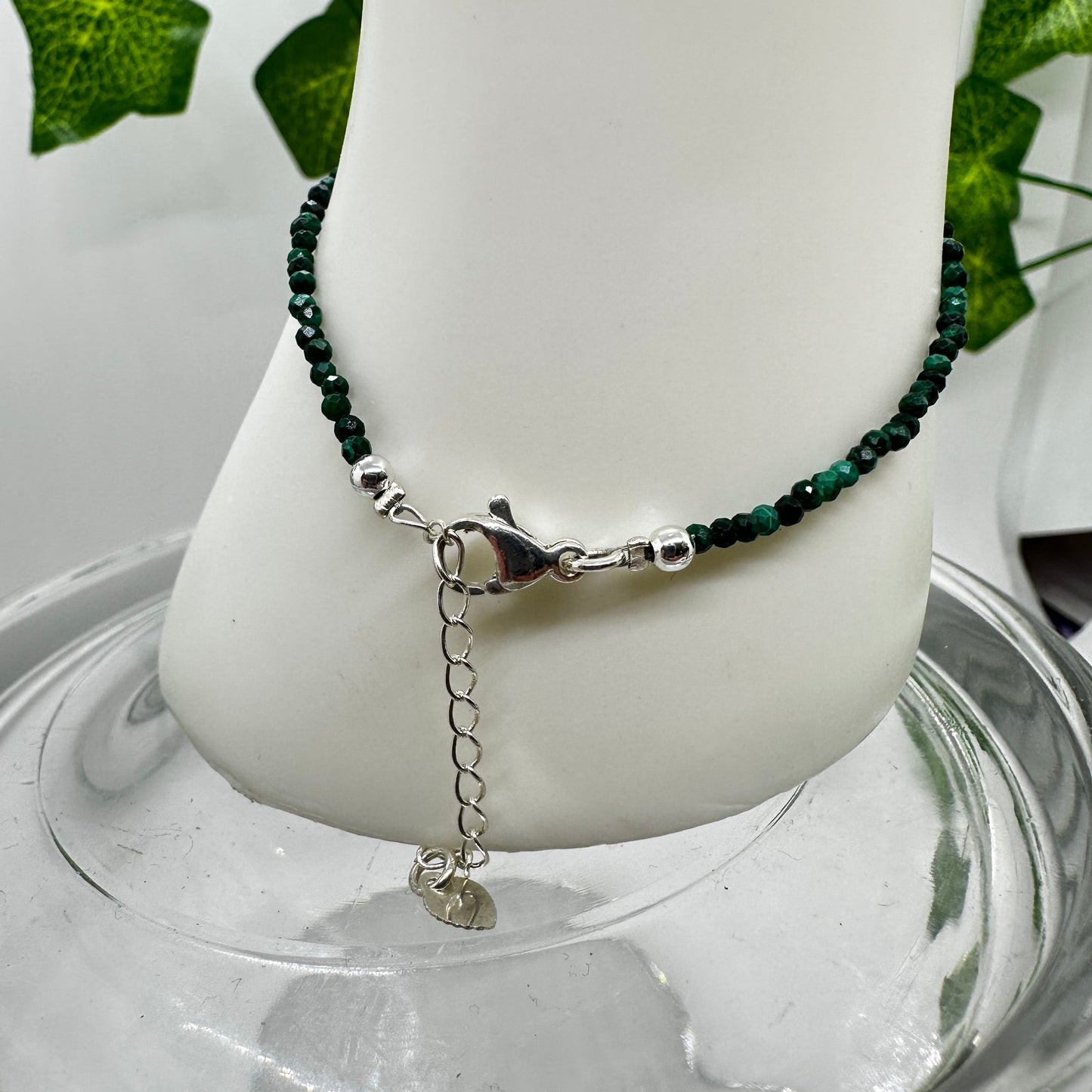 Minimalist Faceted Malachite Bracelet - Katie's Mystic Crystals