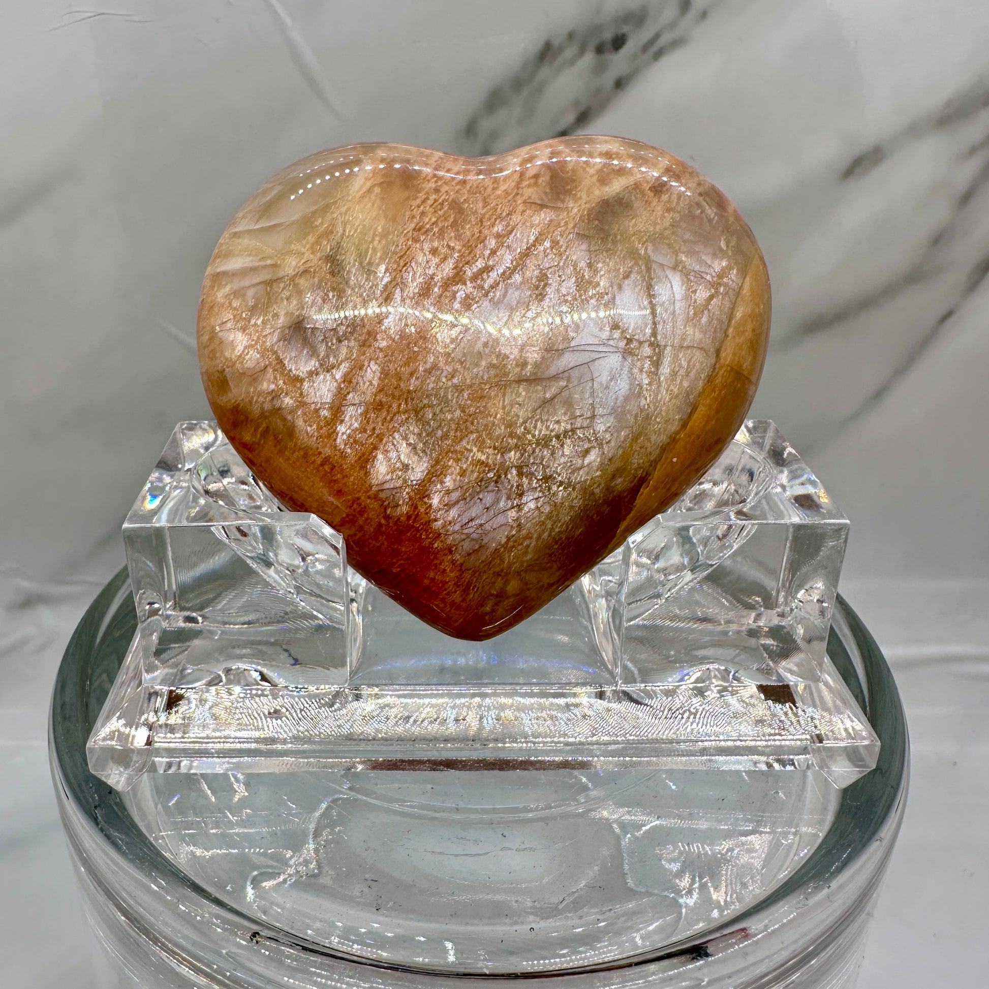 Crystal Stand for hearts, palms, freeforms, specimen - Katie's Mystic Crystals