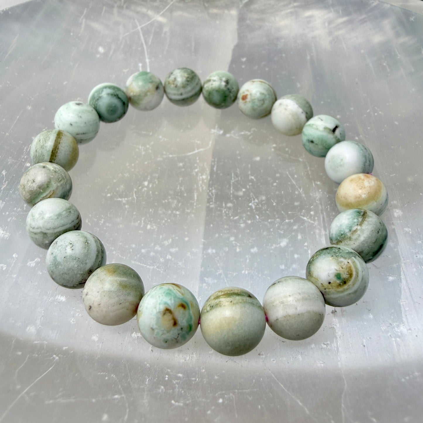 9–16mm Crystal Bead Bracelets – Genuine Gemstones