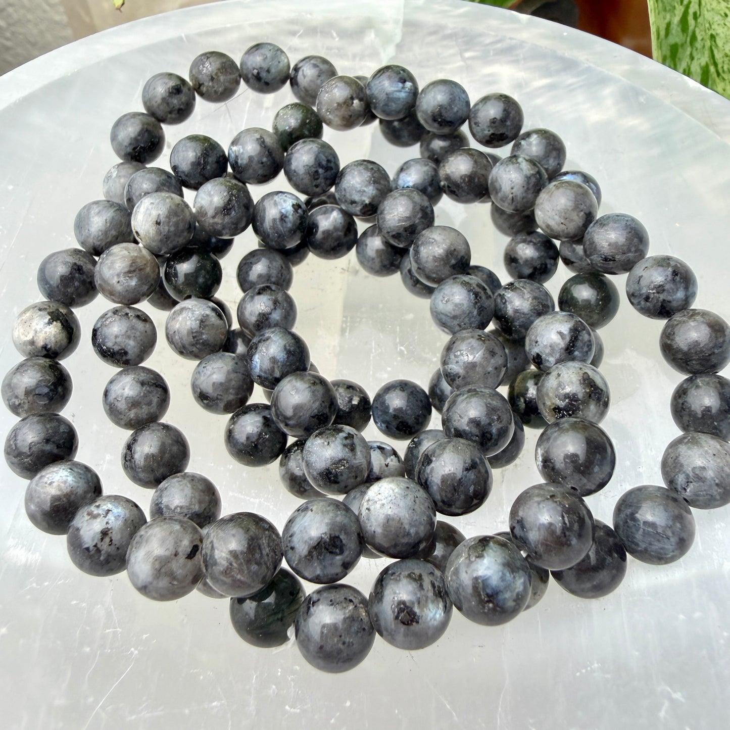 7–8mm Crystal Bead Bracelets – Genuine Gemstones
