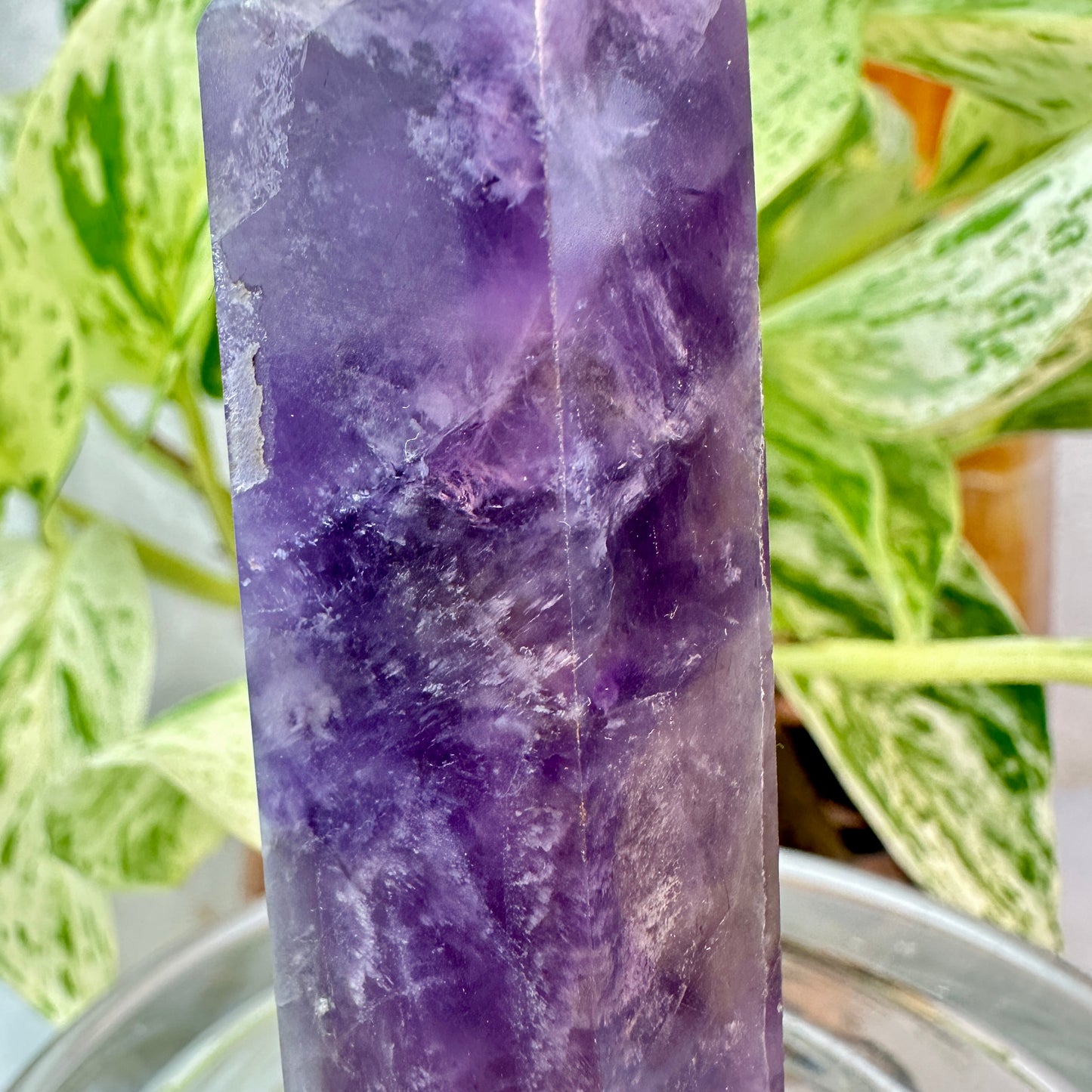 Set of 2 Amethyst Points — 3.1 & 3.9 inch
Spiritual Calm | Protection | Higher Awareness