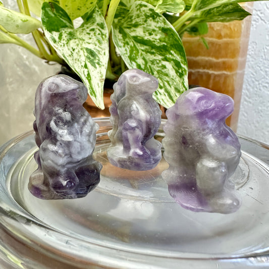 Mini Amethyst Dino