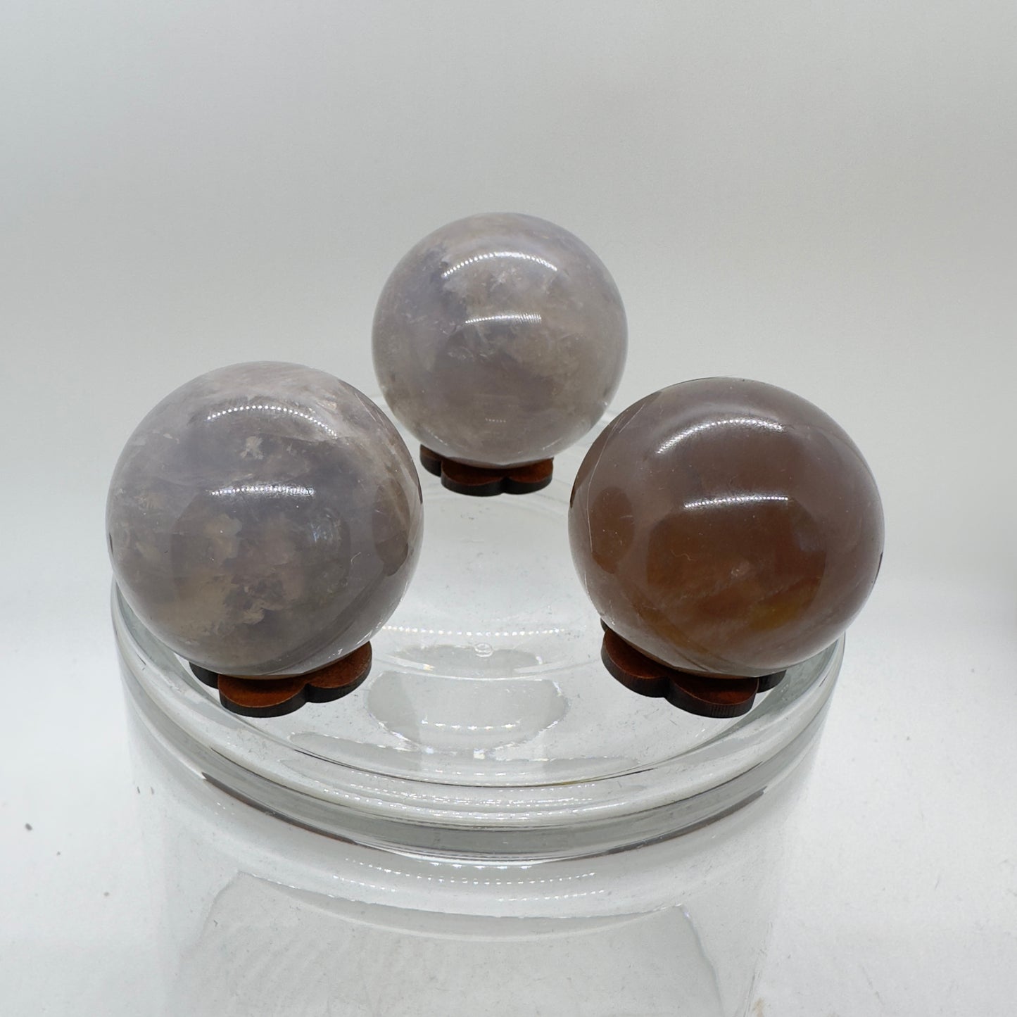 Blue Rose Quartz Sphere - Katie's Mystic Crystals