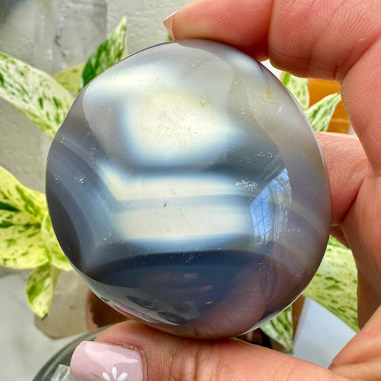 Orca Agate Palm Stone (G)