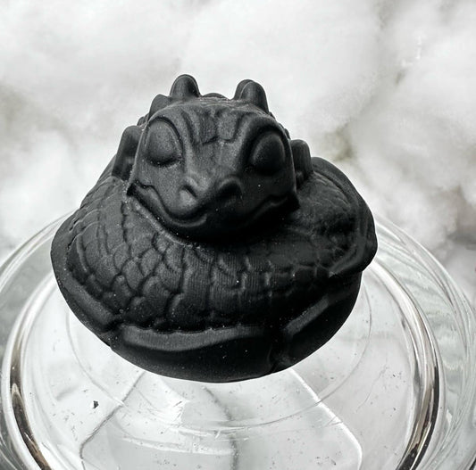 Obsidian Dragon in Egg