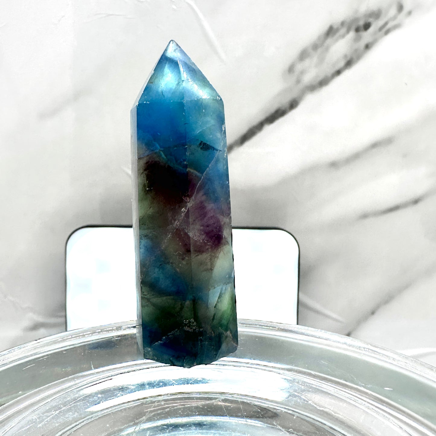 Blue Fluorite Crystal Points - Katie's Mystic Crystals
