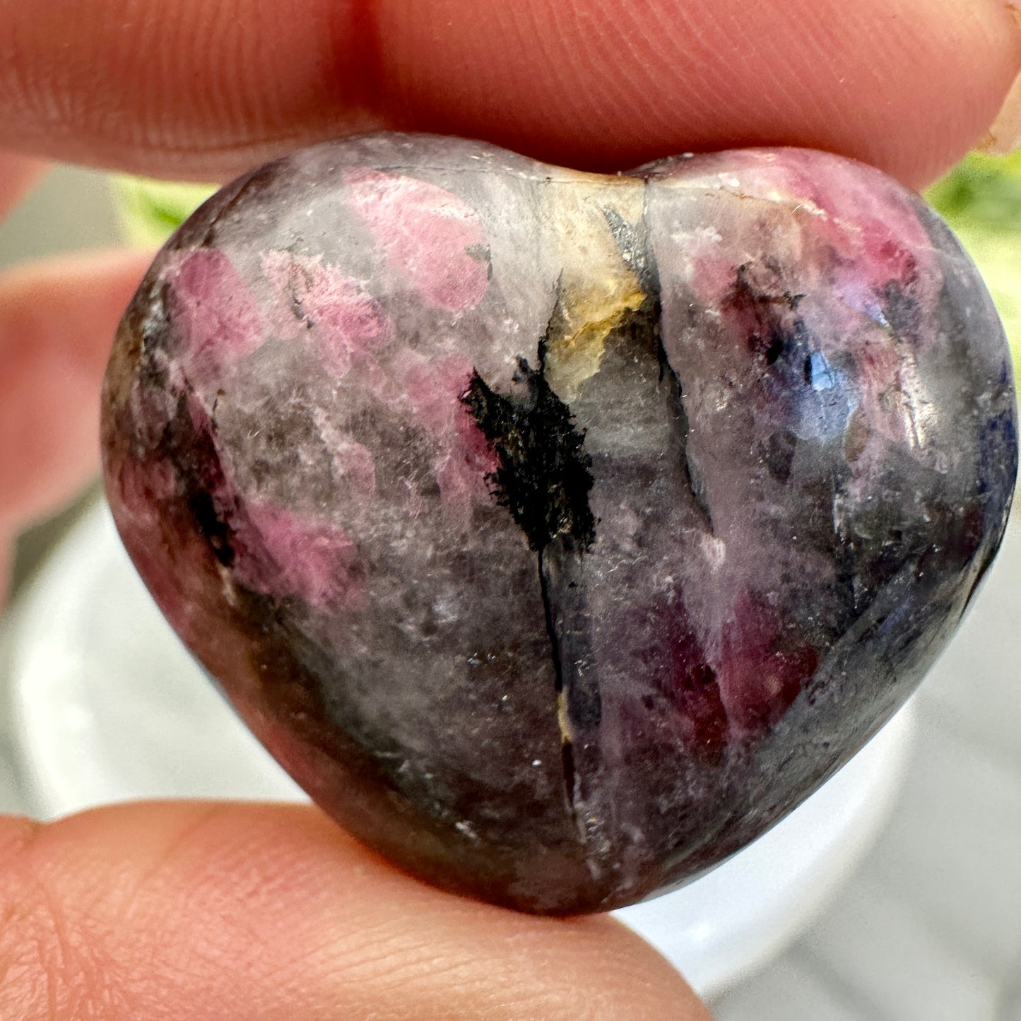 Imperfect Rhodonite Hearts - Intuitive Pick
