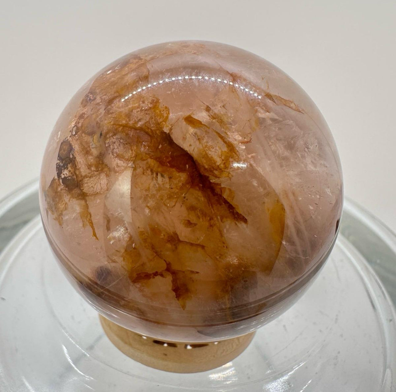 Golden Healer Fire Quartz Spheres