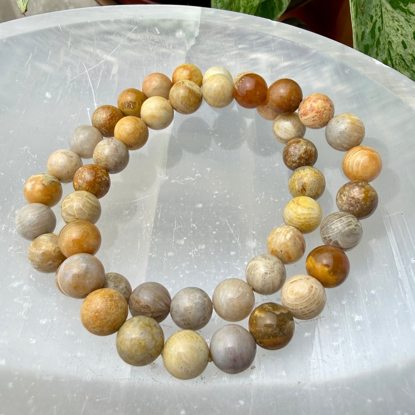 7–8mm Crystal Bead Bracelets – Genuine Gemstones
