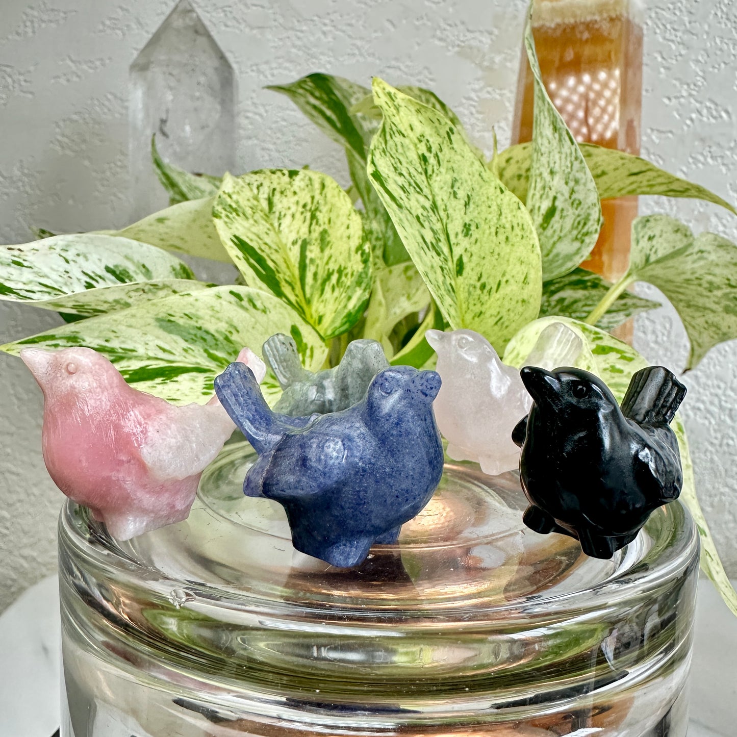 Crystal Birds - 1.5 inch