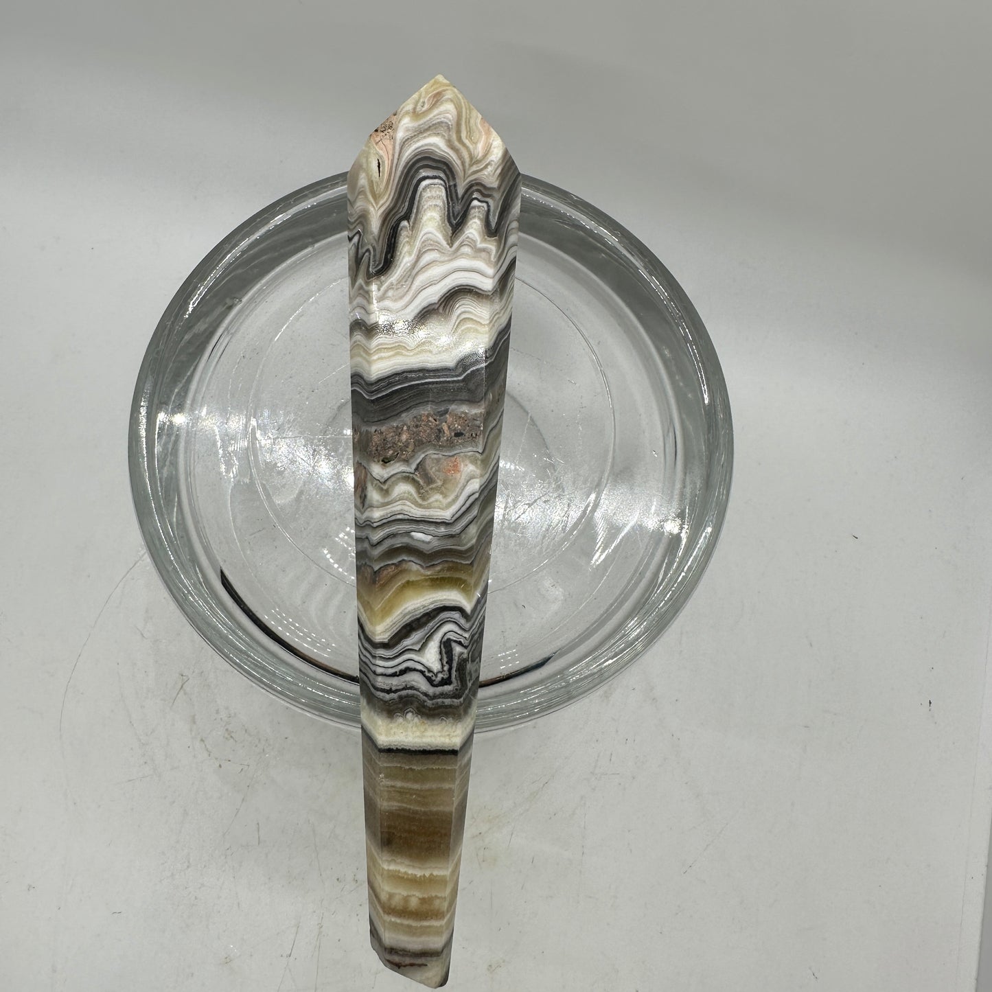 6in Panda Calcite Wand