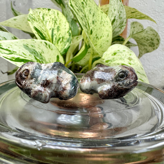 Flower Rhyolite Toad - 1.3 inch - Katie's Mystic Crystals