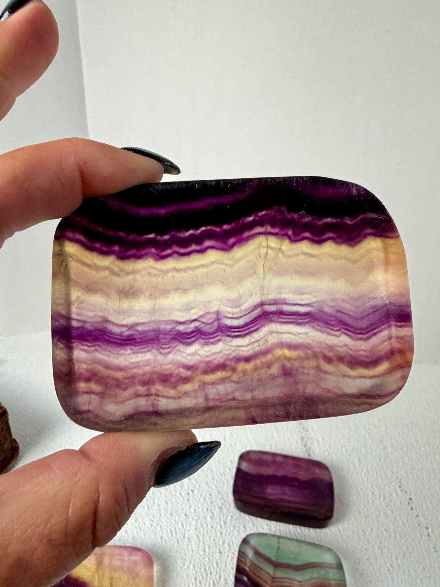 Hand-Carved Fluorite Crystal Dish – Intuitive Pick - Polished Decorative Ring Bowl & Small Treasure Catchall