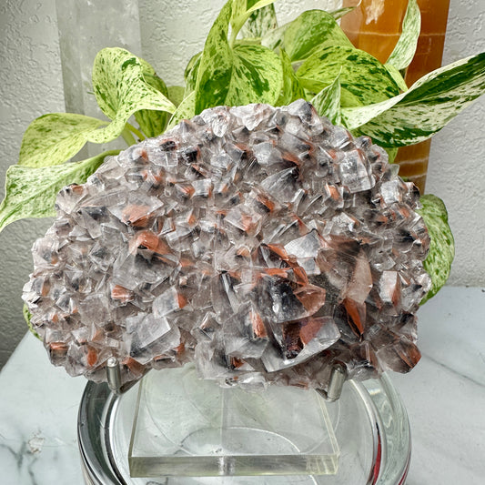 Phantom Calcite with Hematite Inclusions — 1 lb Collector’s Specimen