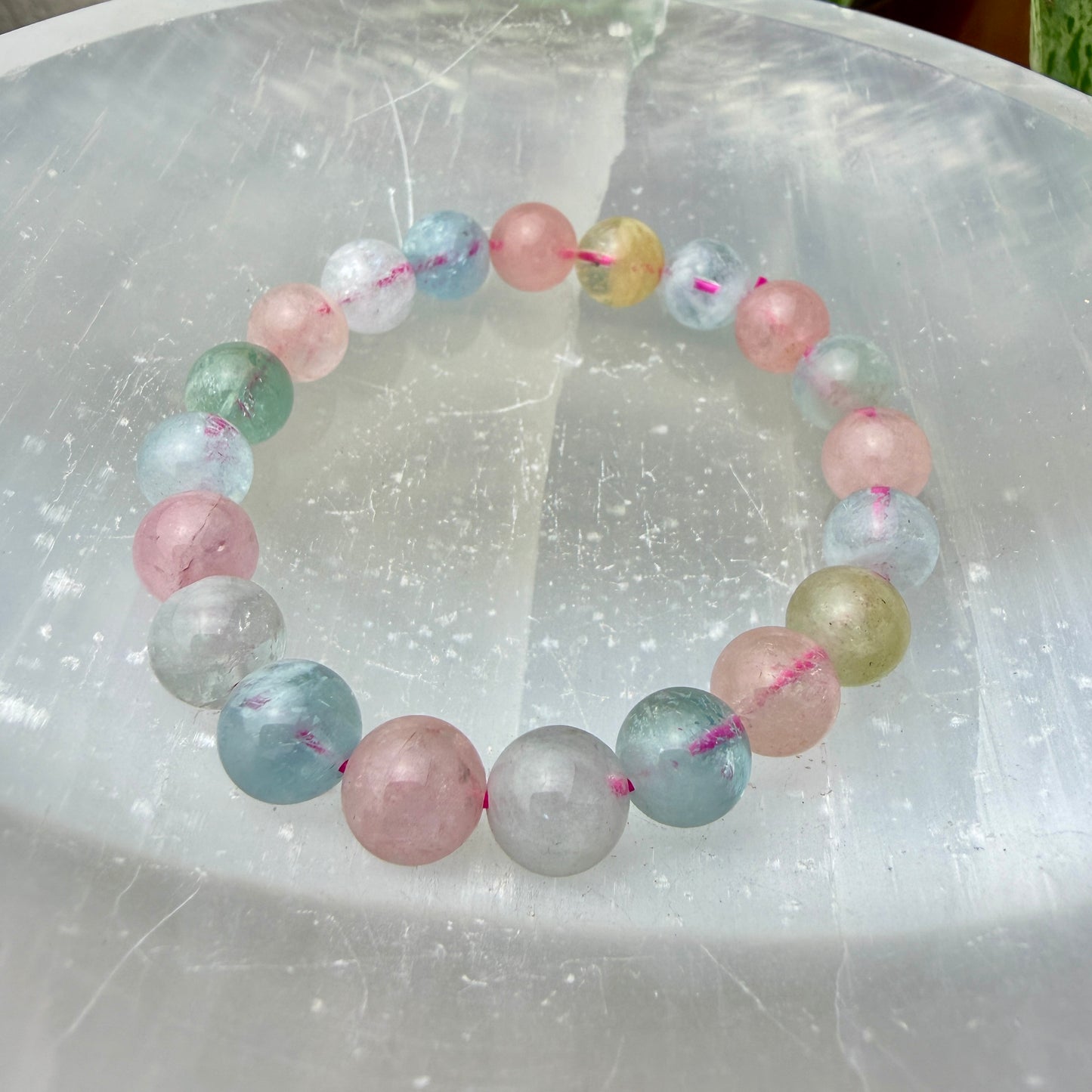 9–16mm Crystal Bead Bracelets – Genuine Gemstones
