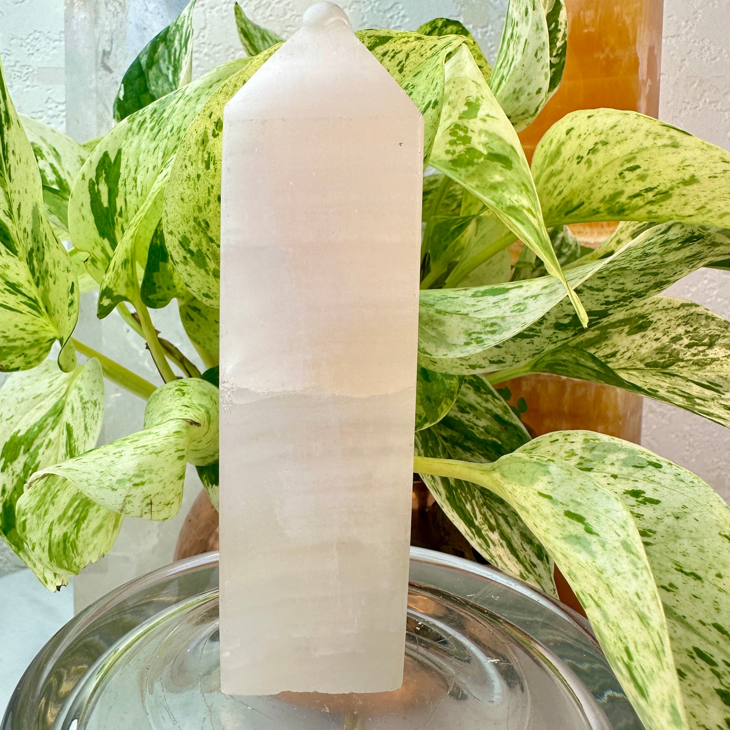 Pale Pink Calcite Towers — 4.1 to 4.8 inch (Imperfect)
Emotional Healing | Compassion | Heart Awakening