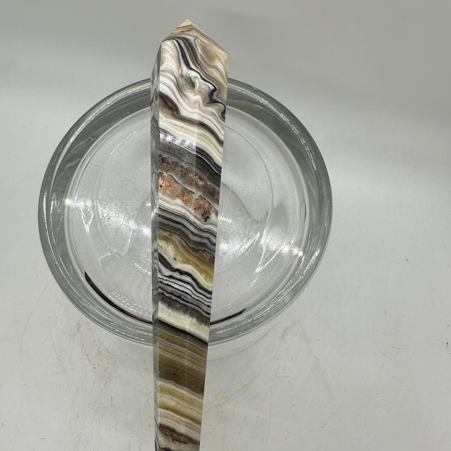 6in Panda Calcite Wand