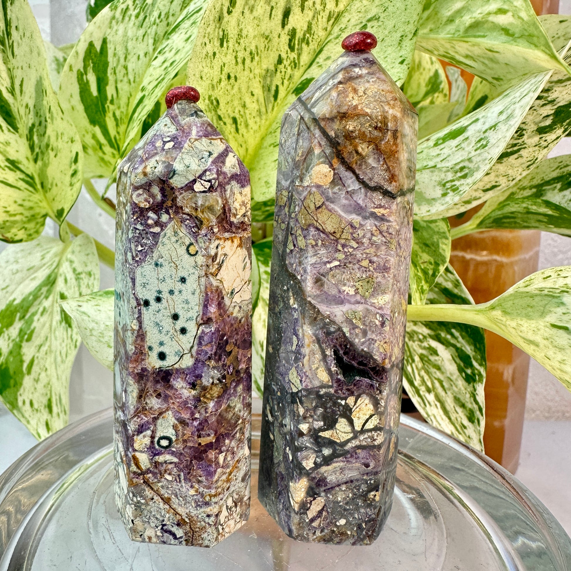 Sugilite Points — Approx. 3.4 inch
Spiritual Protection | Deep Healing | Soul Purpose - Katie's Mystic Crystals