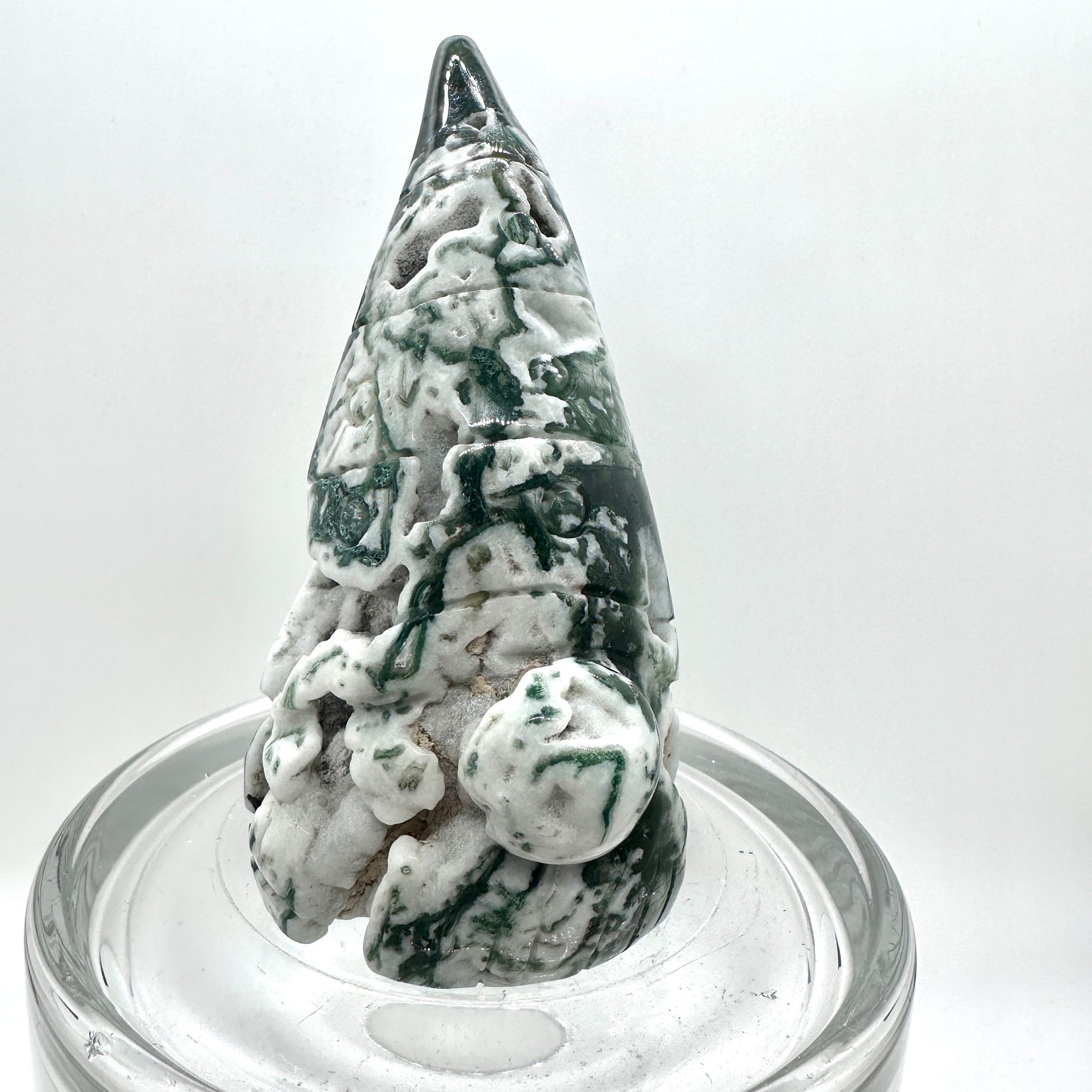 Large Crystal Gnomes - Moss Agate - Forest Jasper - Mookaite - Katie's Mystic Crystals