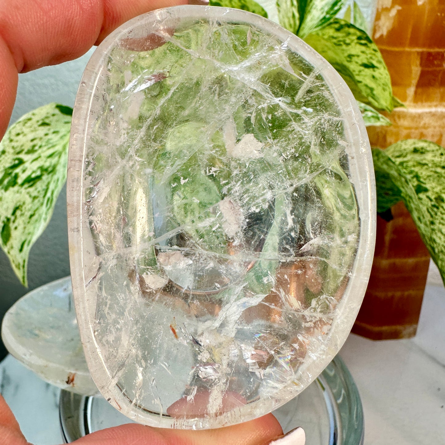 Clear Quartz Hand-Carved Bowls — Approx. 3 inches Wide
Amplification | Clarity | Cleansing