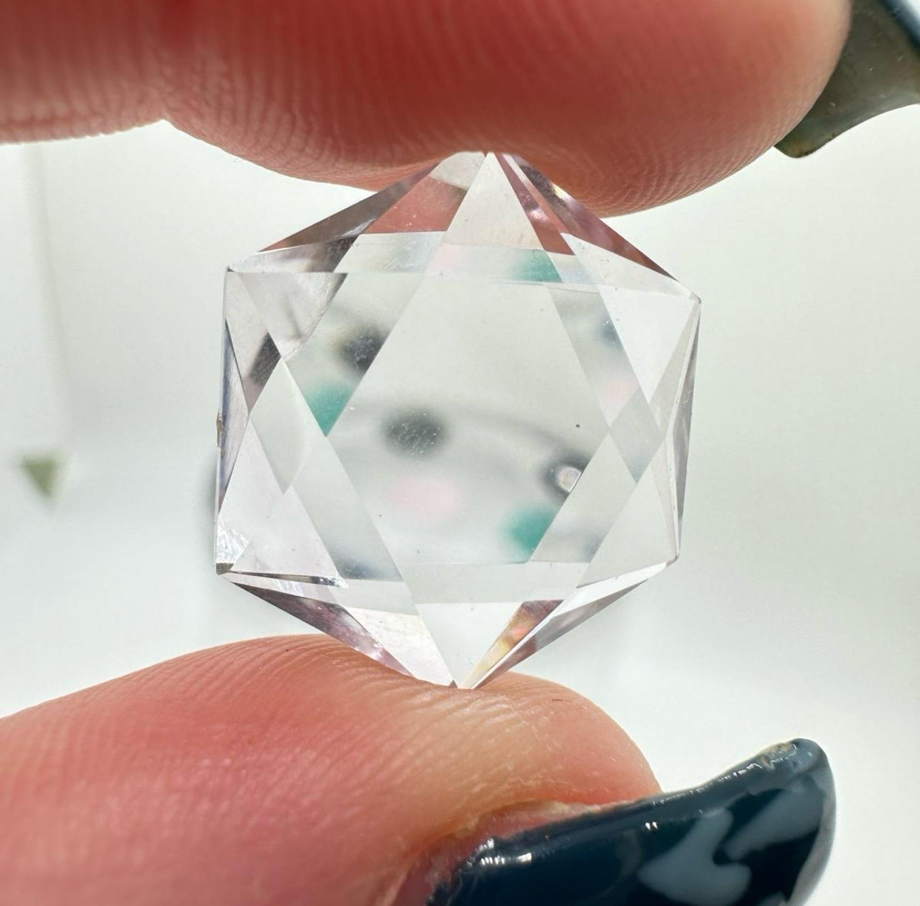 Crystal Hexagons .72in