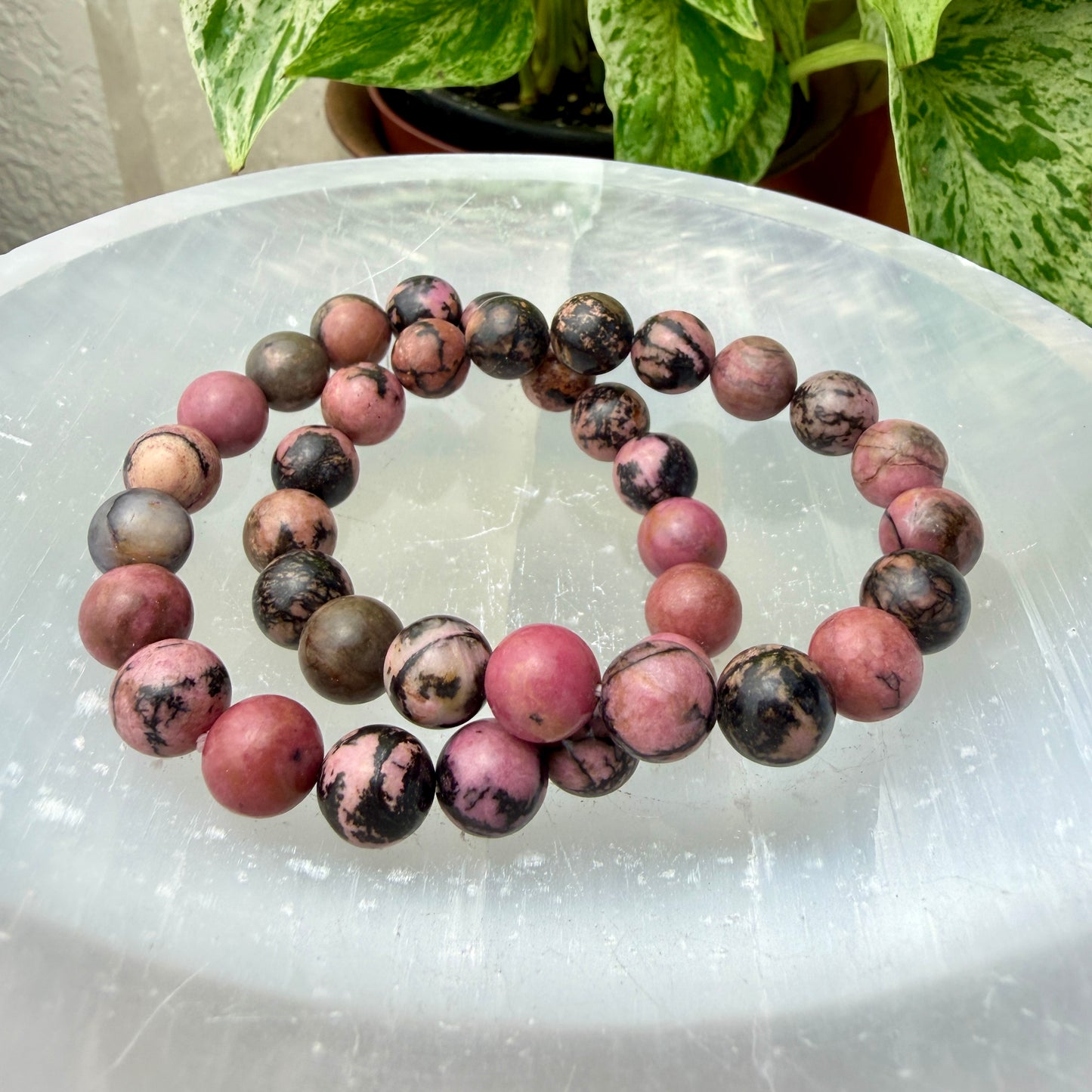 9–16mm Crystal Bead Bracelets – Genuine Gemstones