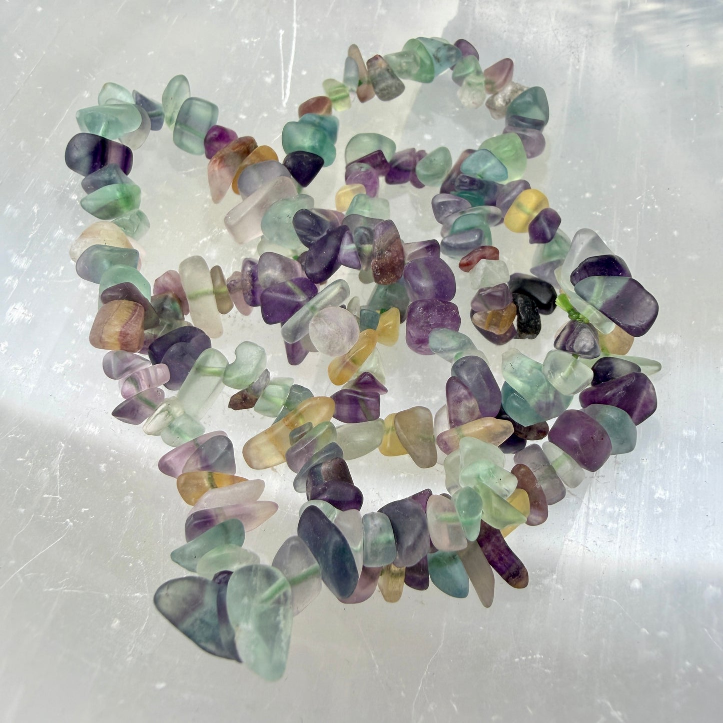 Crystal Chip Bracelets