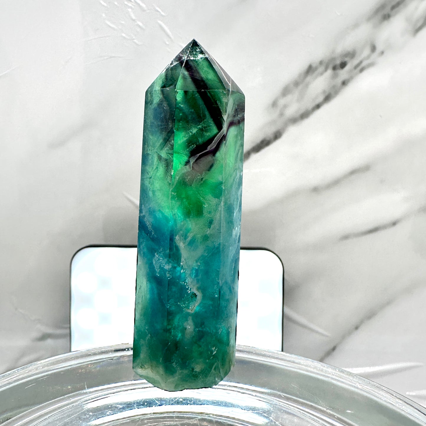 Blue Fluorite Crystal Points - Katie's Mystic Crystals