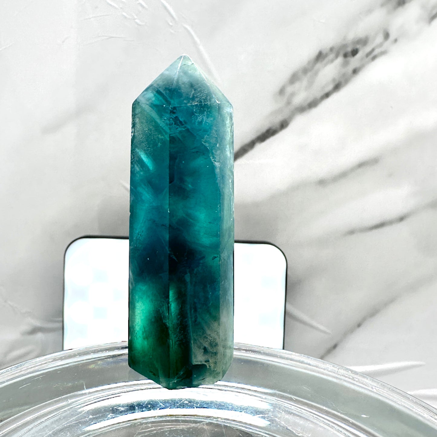 Blue Fluorite Crystal Points - Katie's Mystic Crystals