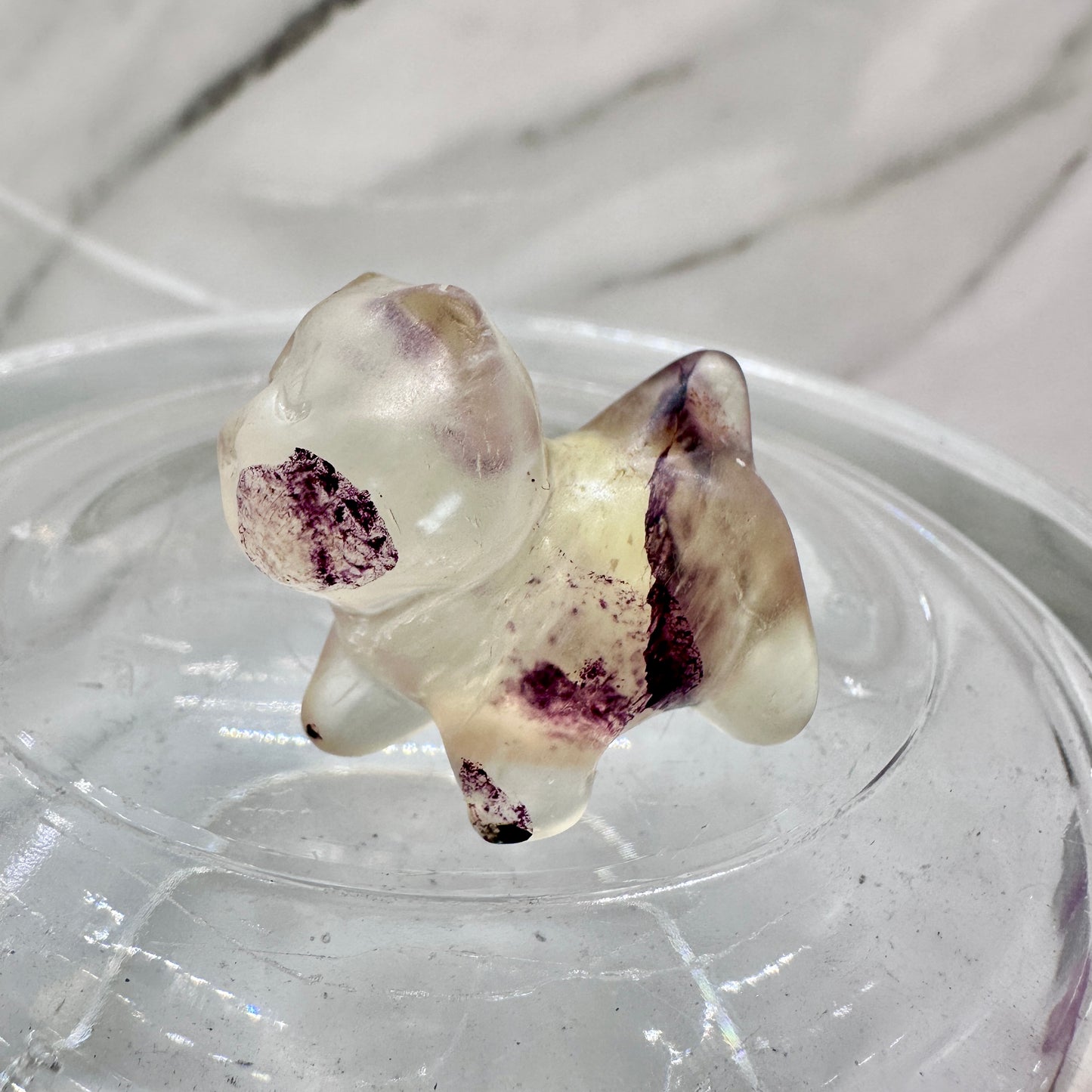 Mini Fluorite Crystal Cats - Katie's Mystic Crystals