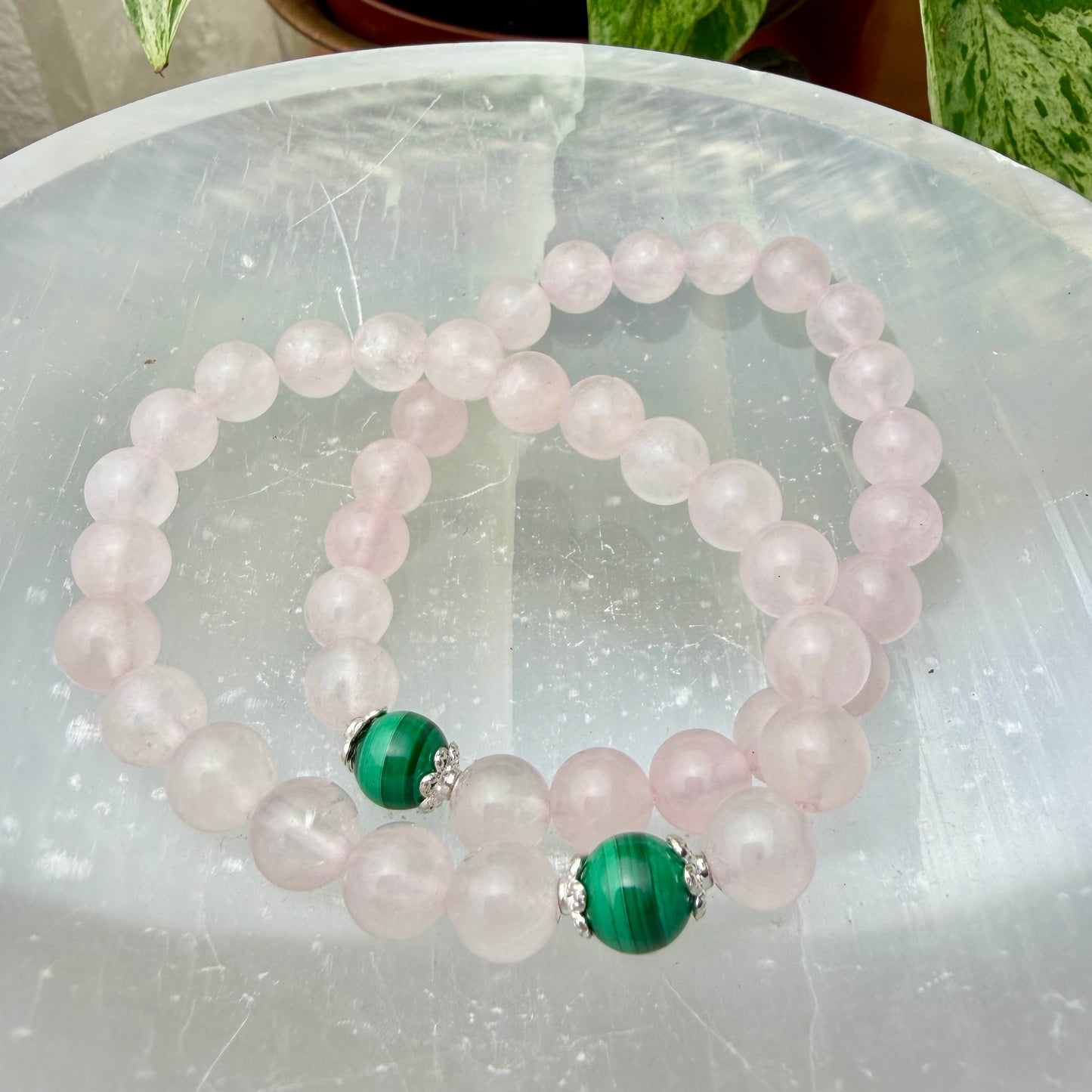 7–8mm Crystal Bead Bracelets – Genuine Gemstones