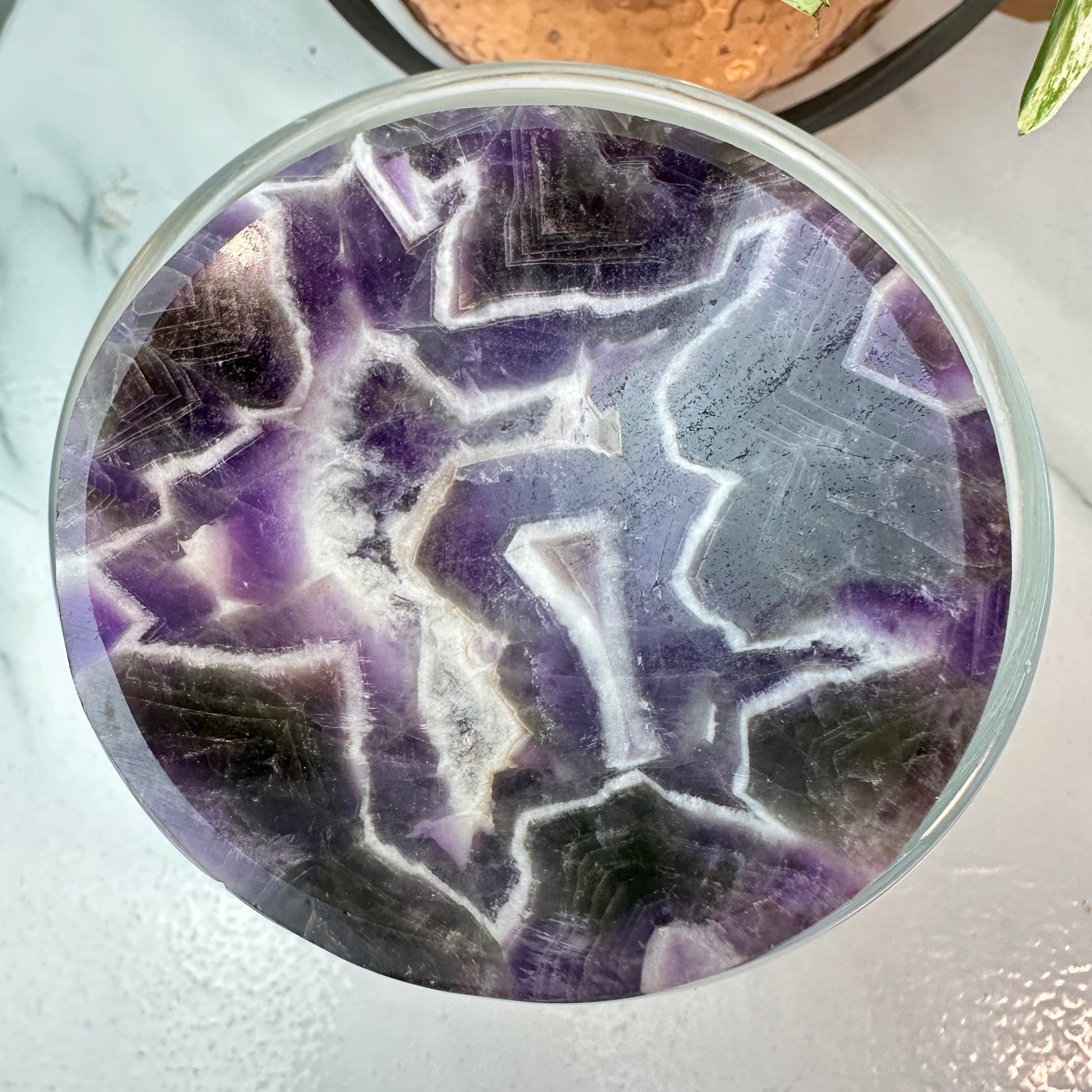 Dream Amethyst Round Bowl — 3 inches
Spiritual Calm | Intuition | Emotional Healing - Katie's Mystic Crystals