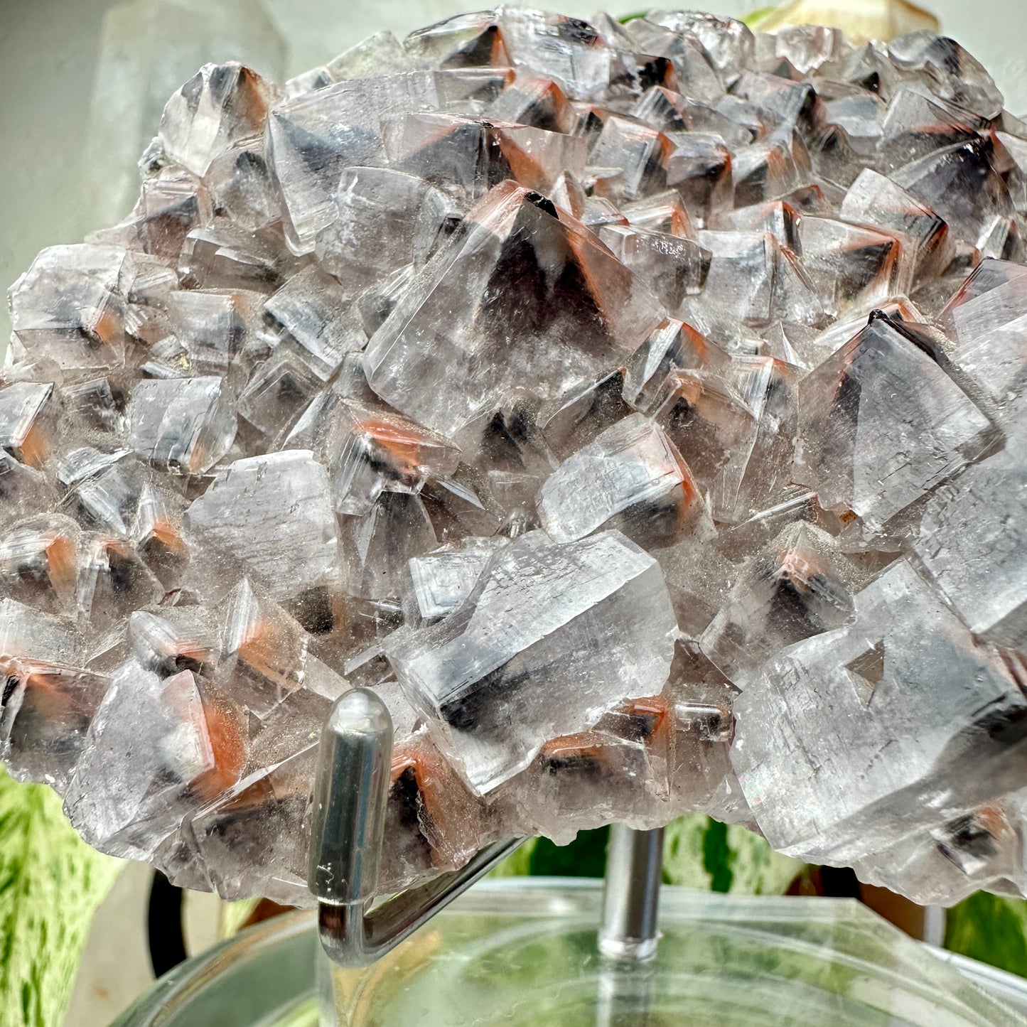 Phantom Calcite with Hematite Inclusions — 1 lb Collector’s Specimen