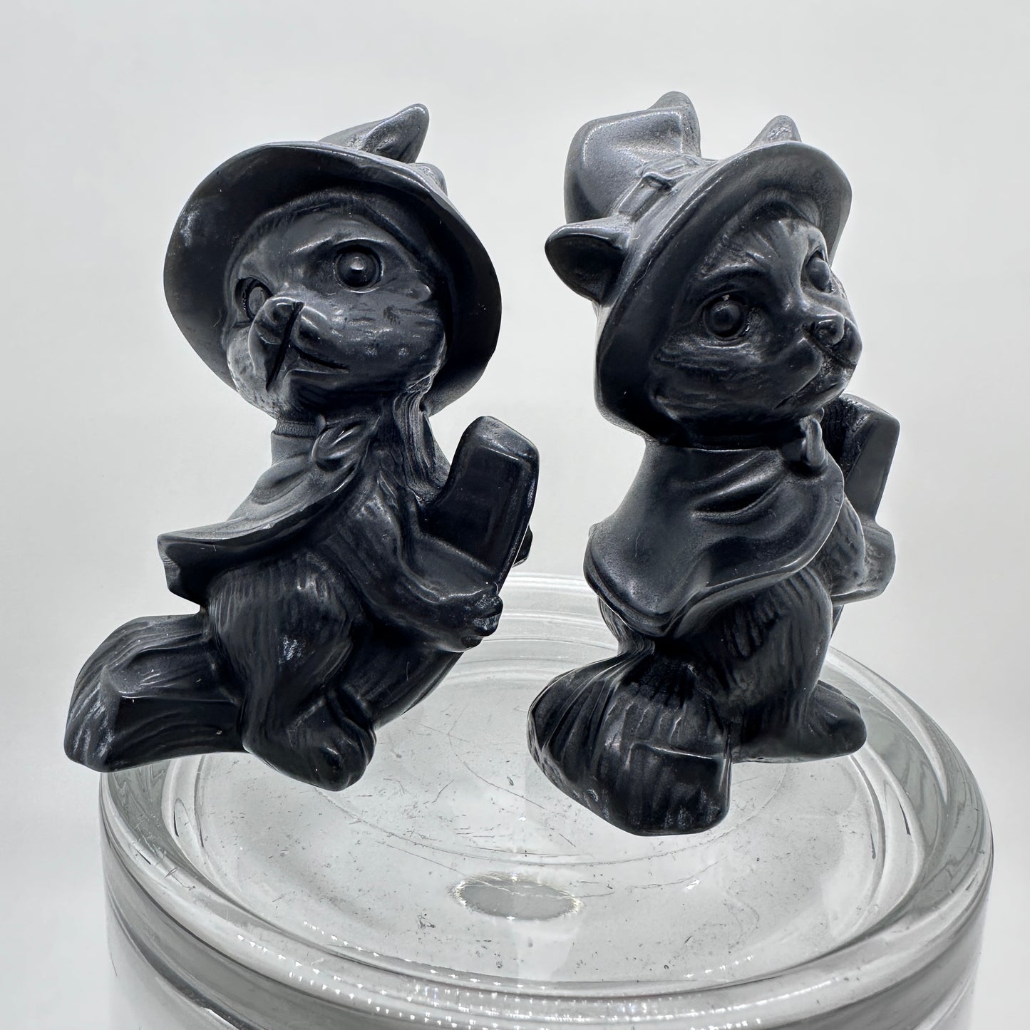 Black Obsidian Witch Cat 3.5in