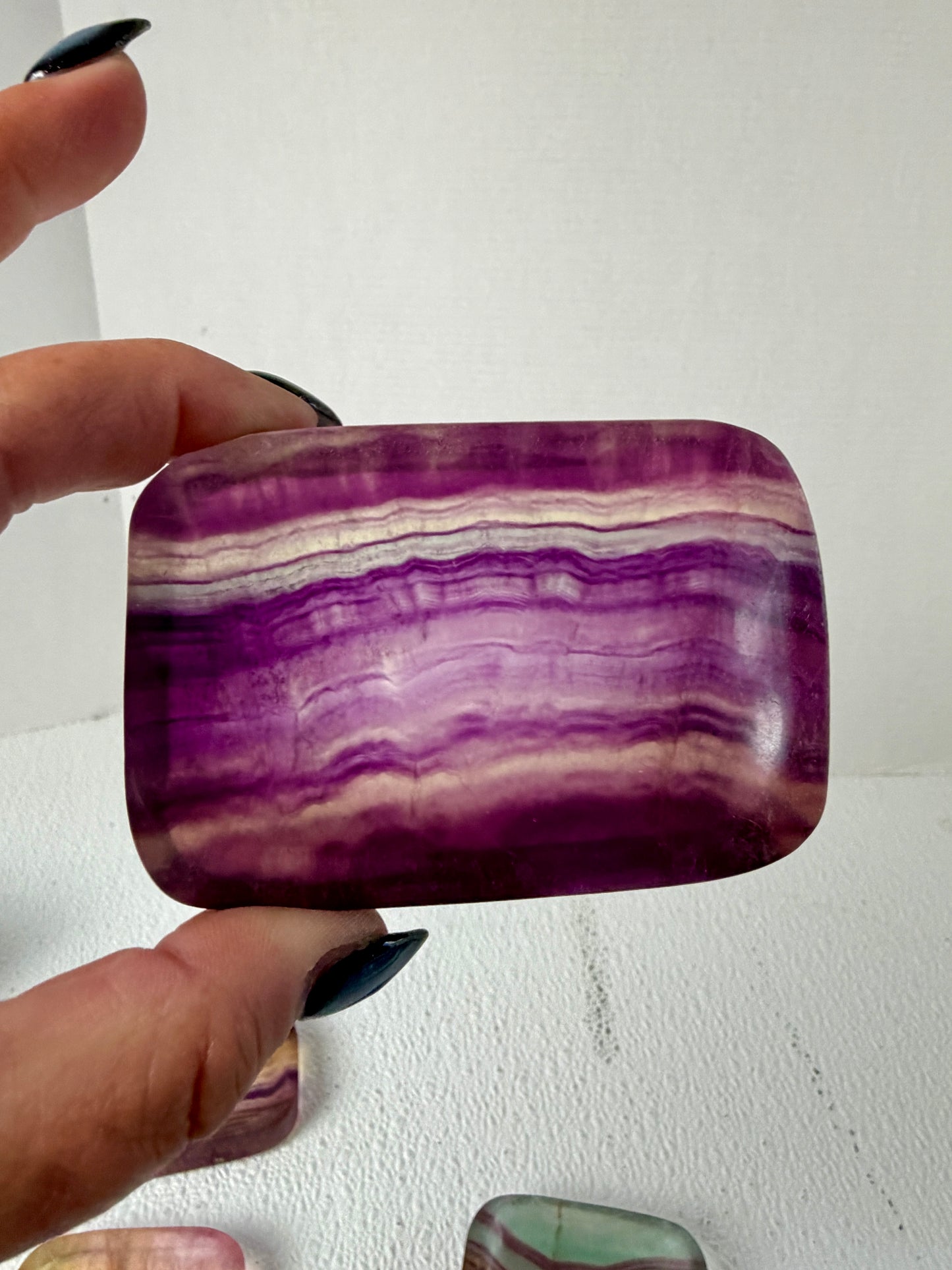 Hand-Carved Fluorite Crystal Dish – Intuitive Pick - Polished Decorative Ring Bowl & Small Treasure Catchall