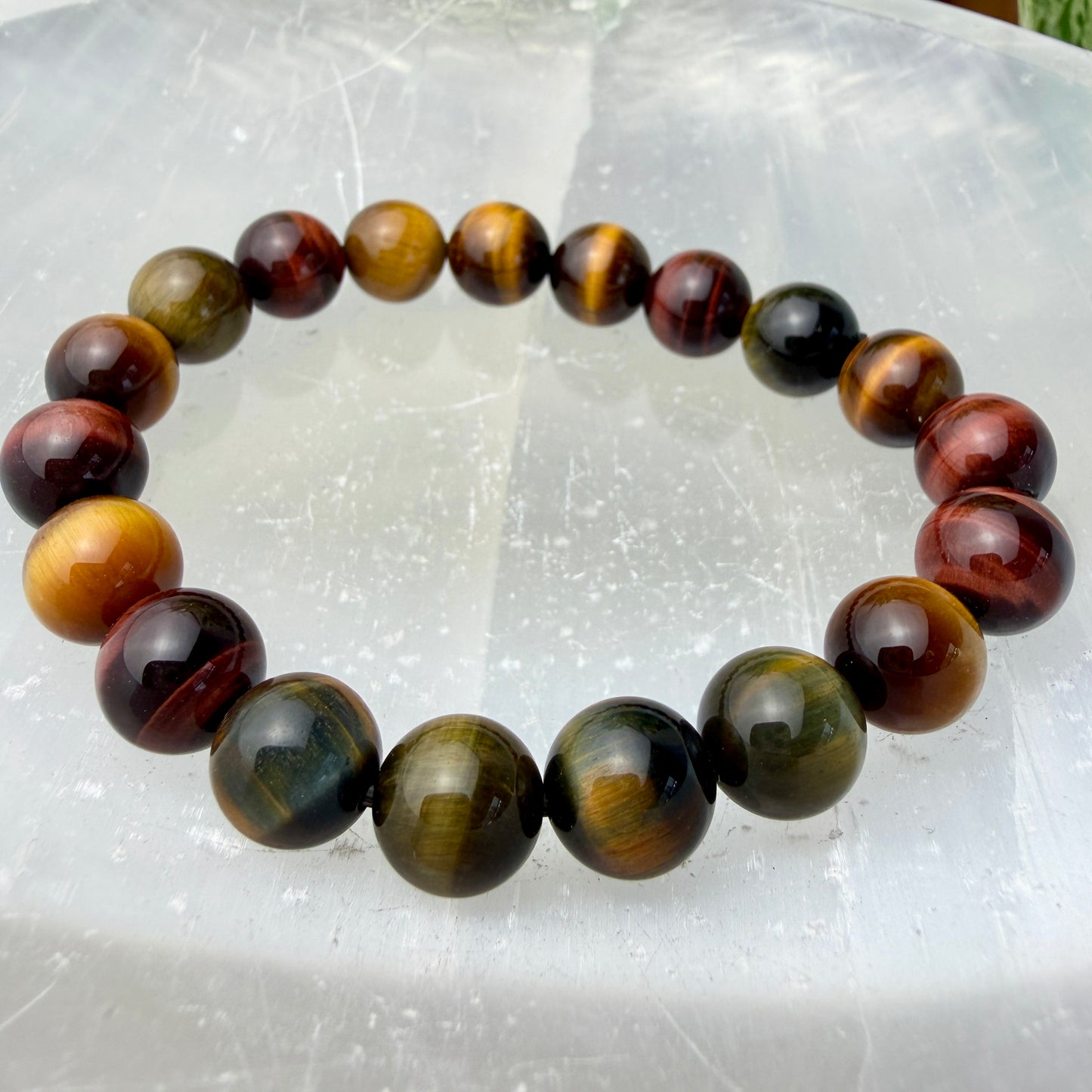 9–16mm Crystal Bead Bracelets – Genuine Gemstones