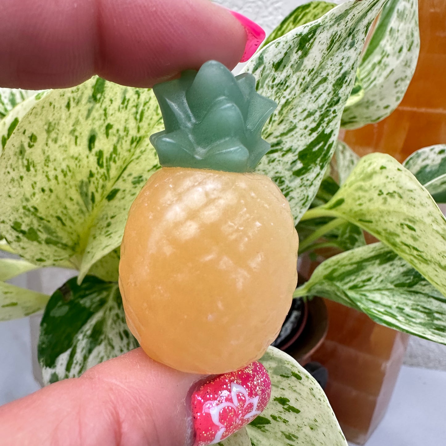 Crystal Pineapples - Calcite - Fluorite