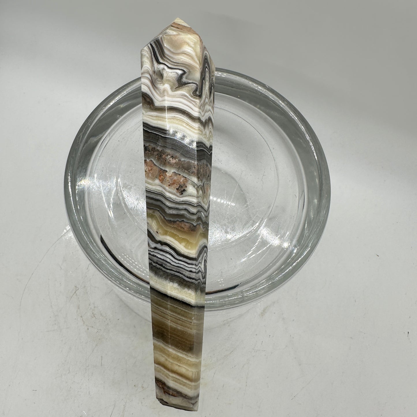 6in Panda Calcite Wand