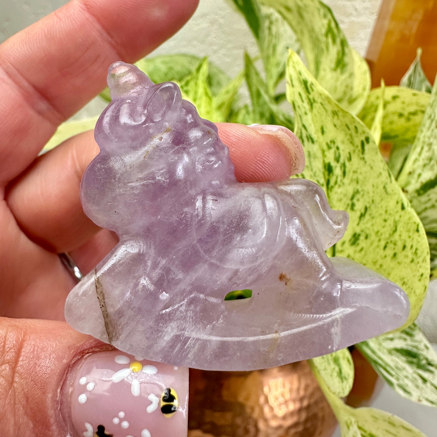 Mini Crystal Unicorn Rocker - 1.6 inch - Katie's Mystic Crystals