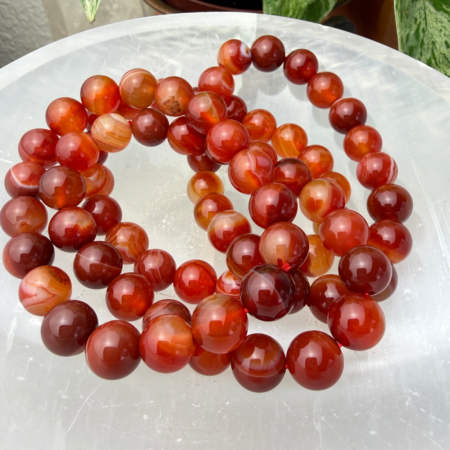 9–16mm Crystal Bead Bracelets – Genuine Gemstones