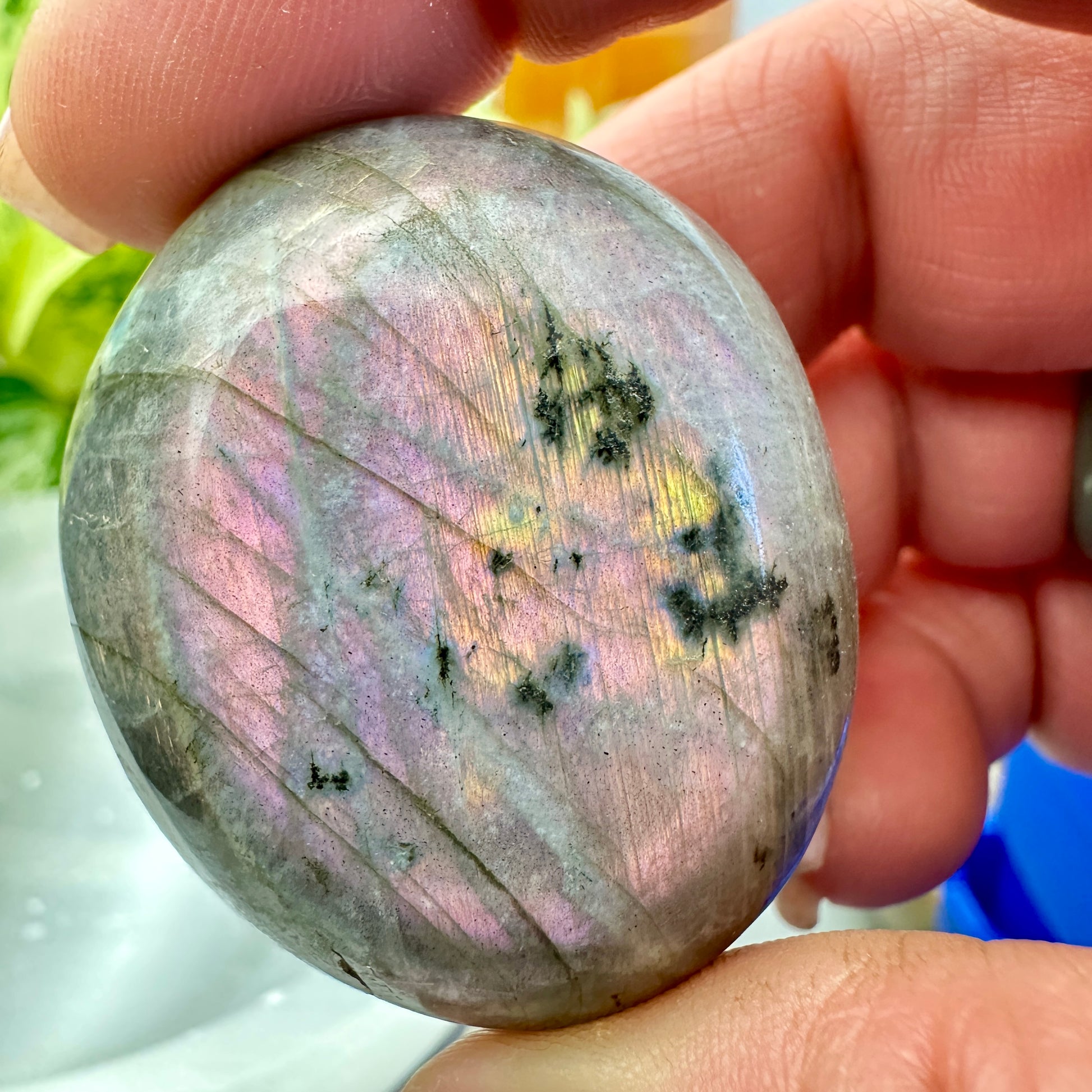 Labradorite Palm Stones - Katie's Mystic Crystals